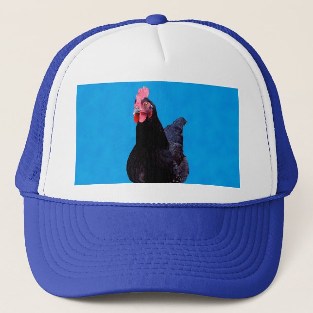 Blue Chicken Strut, Hat (Front)