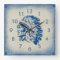 Blue Chief Silhouette Wall Clock