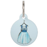 Blue Chiffon 1950s Vintage Fashion Retro Prom