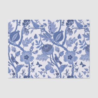 Blue Chinoiserie Design Decoupage Tissue Paper