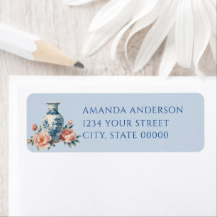 Blue Chinoiserie Floral