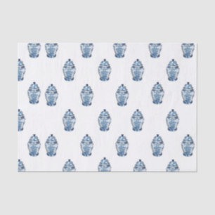 Blue Chinoiserie Ginger Jar Jars tissue Paper