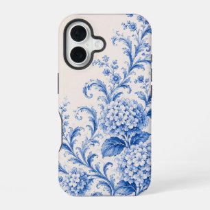 Blue Chinoiserie Hydrangea Phone Case