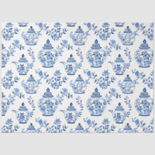 Blue Chinoiserie Pattern  Tissue Paper