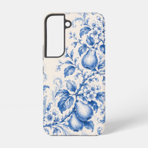 Blue Chinoiserie Pear Blossom Phone Case
