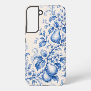 Blue Chinoiserie Pear Blossom Phone Case