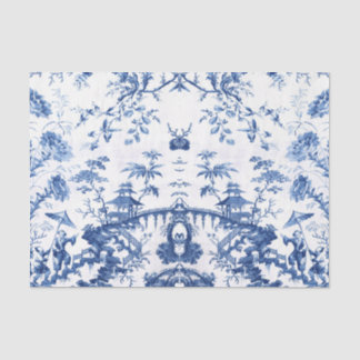 Blue Chinoiserie Tissue Paper