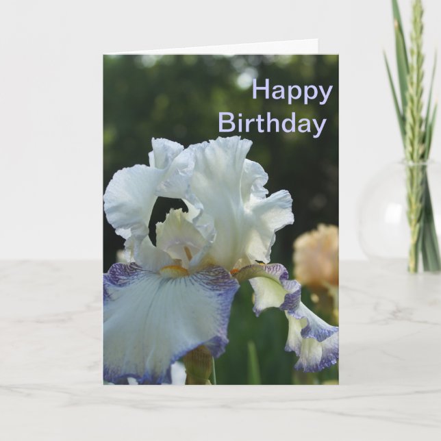 Blue chip Stock-Iris Card (Front)