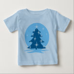 Blue Christmas Baby T-shirt Holiday Classic Tee<br><div class="desc">Toddler Christmas T-shirt Festive Holiday T-shirts Ringer Blue Christmas Tree Shirts & Gifts for Toddlers Baby Boys Girls and Baby Christmas Tree T-shirts & Nondenominational Holiday Gifts Art & Design by Kim Hunter See www.kimhunter.ca for many more Christmas and Holiday Shirts & Gifts Online.</div>