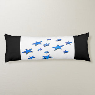Blue Christmas Decorations Body Pillow