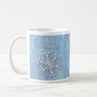 Blue Christmas Mug