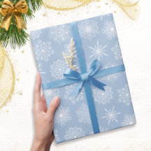 Blue Christmas Snowflakes Winter Holidays