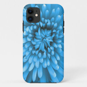 Blue Chrysanthemum iPhone 11 Case