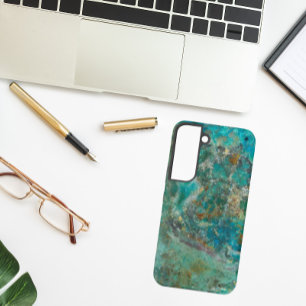 Blue Chrysocolla Mineral Stone Image Samsung Galaxy Case