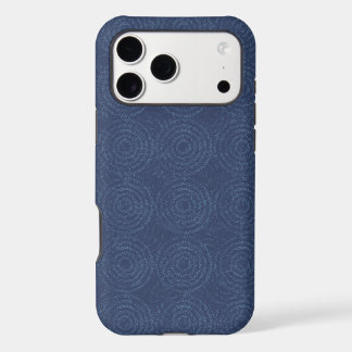 Blue Circle Geometric Pattern