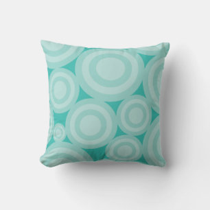 Blue Circles  American MOJO Pillow