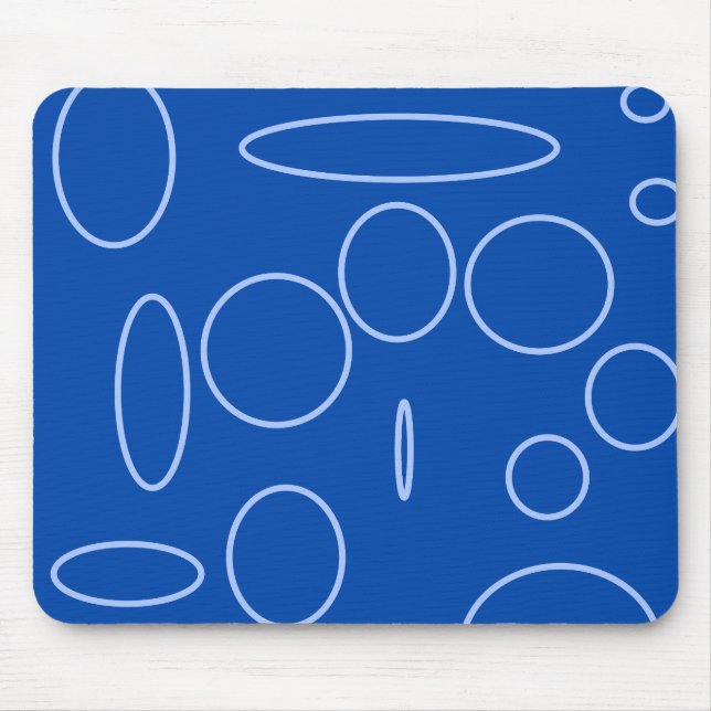 Blue Circles Mousepad (Front)