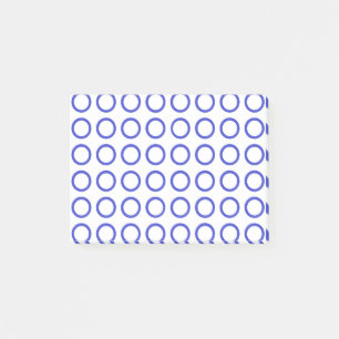 Blue Circles Post-it Notes