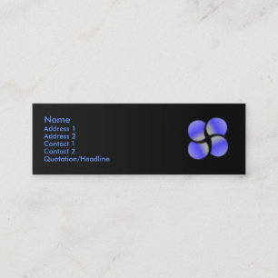 Blue Circles Profile Card