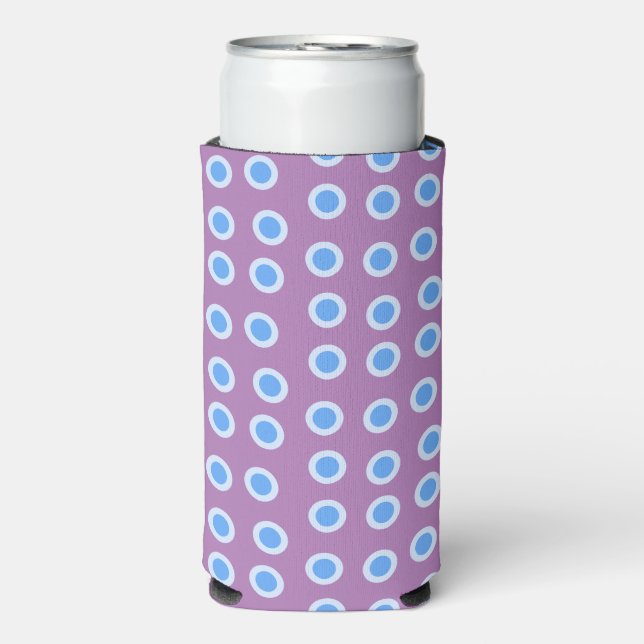 Blue Circles Seltzer Can Cooler (Seltzer Front)