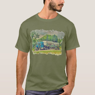 Blue Cistern Tanker Truck Driver Gear T-Shirt