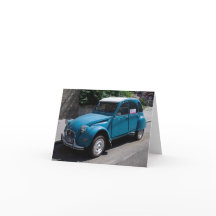Blue Citroën 2CV