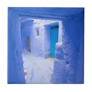 Blue City Alleyway Tile