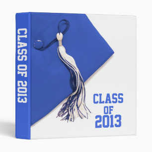 Blue Class of 2013 Graduation 1" Photo Album Binder