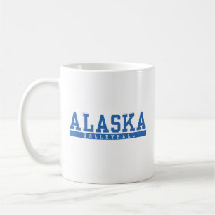 blue classic Alaska Volleyball retro soprty Coffee Mug