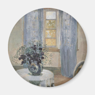 Blue Clematis in the Artist's Studio, Anna Ancher Magnet