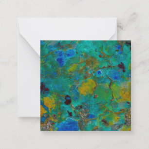 Blue Cliff Chrysocolla Card