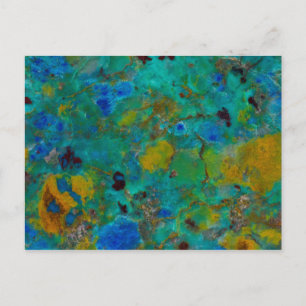 Blue Cliff Chrysocolla Postcard
