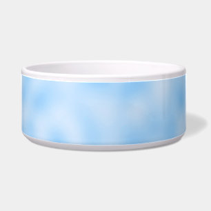 Blue Cloud Ceramic Pet Bowl