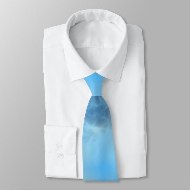 Blue Cloud Tie (Tied)