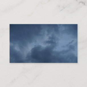 blue clouds business card