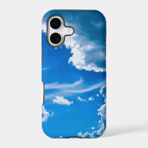 Blue Clouds iPhone Barely There Universal Case