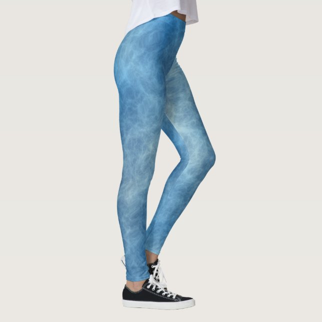 Blue clouds leggings (Right)