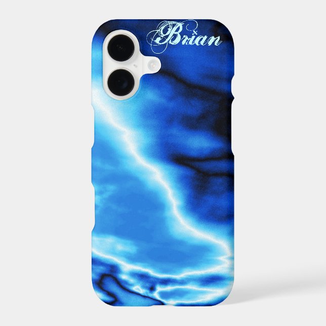Blue Clouds N Lightning (Back)