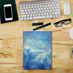 Blue Cloudy Journal de la Gratitude esthétique   R