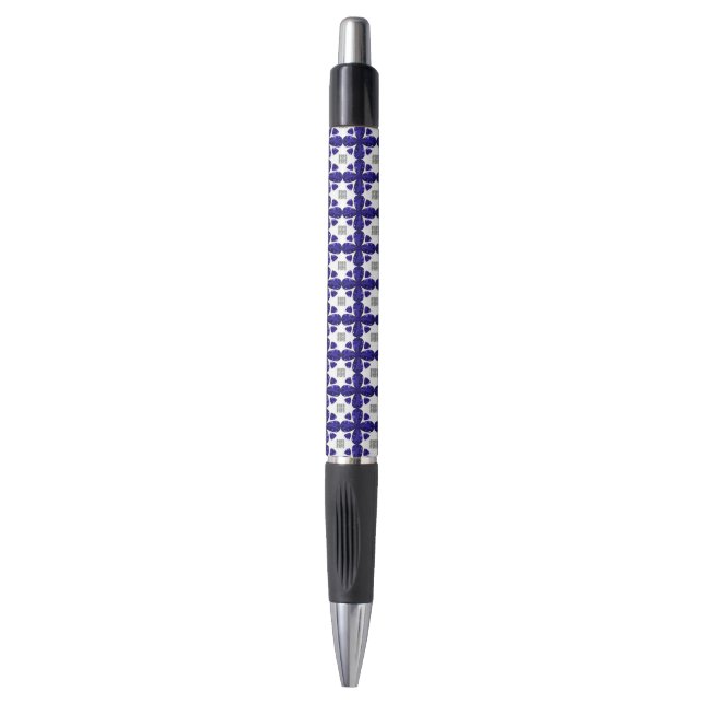 Blue Clover Pen (Front Vertical)
