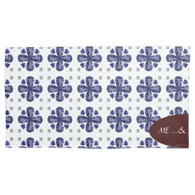 Blue Clover Pillowcase (Front-Left)