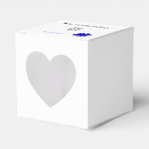 Blue Clover Ribbon Template by Kenneth Yoncich Favor Box