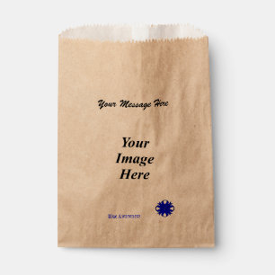 Blue Clover Ribbon Template by Kenneth Yoncich Favour Bag