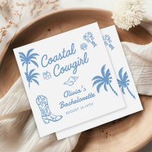 Blue Coastal Cowgirl Bachelorette Party