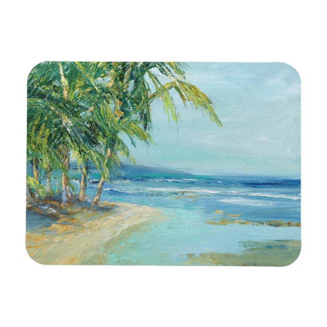 Blue Coastal Lagoon Magnet (Horizontal)