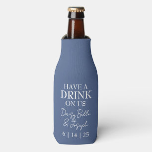 Blue Coastal Save The Date Cooler