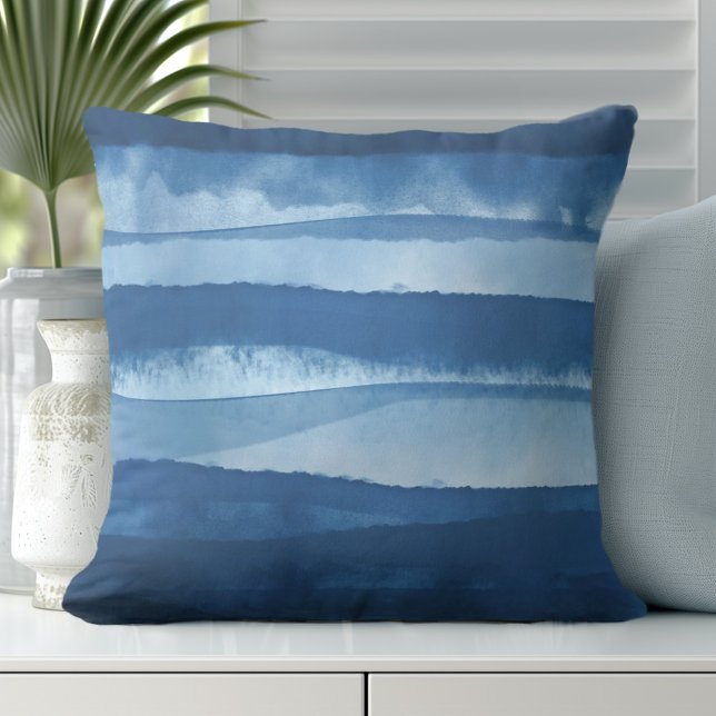 Blue Coastal Throw Pillow (Discover Gorgeous Coastal Throw Pillows by Totally Coast)