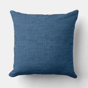 Blue Coastal Throw Pillow