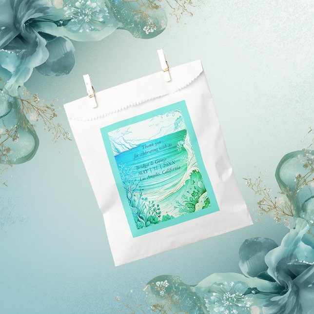 blue coastal vibe wedding favour bag (Creator Uploaded)