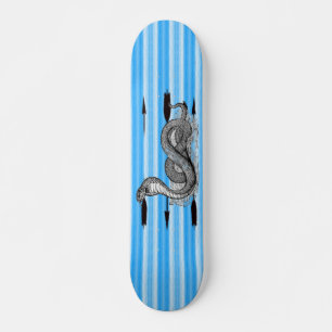 Blue Cobra - Customized Skateboard